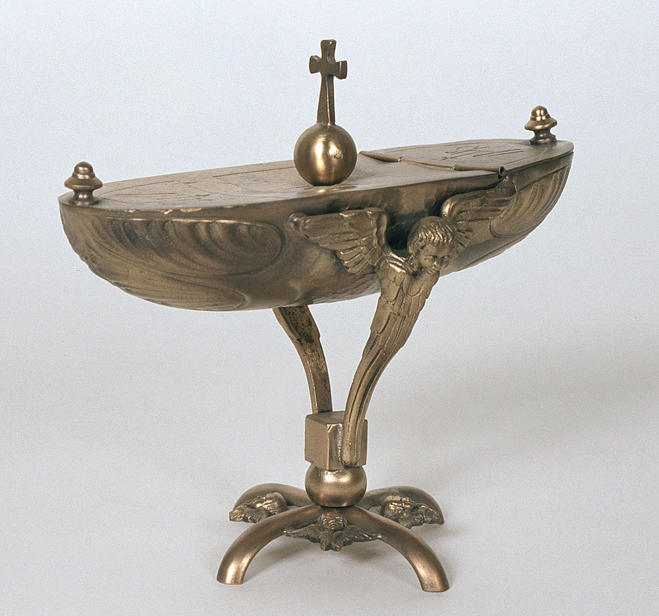 navicella portaincenso - bottega italiana (sec. XX)