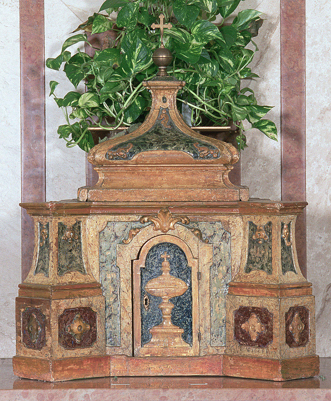 tabernacolo - bottega ferrarese (prima metà sec. XVIII)