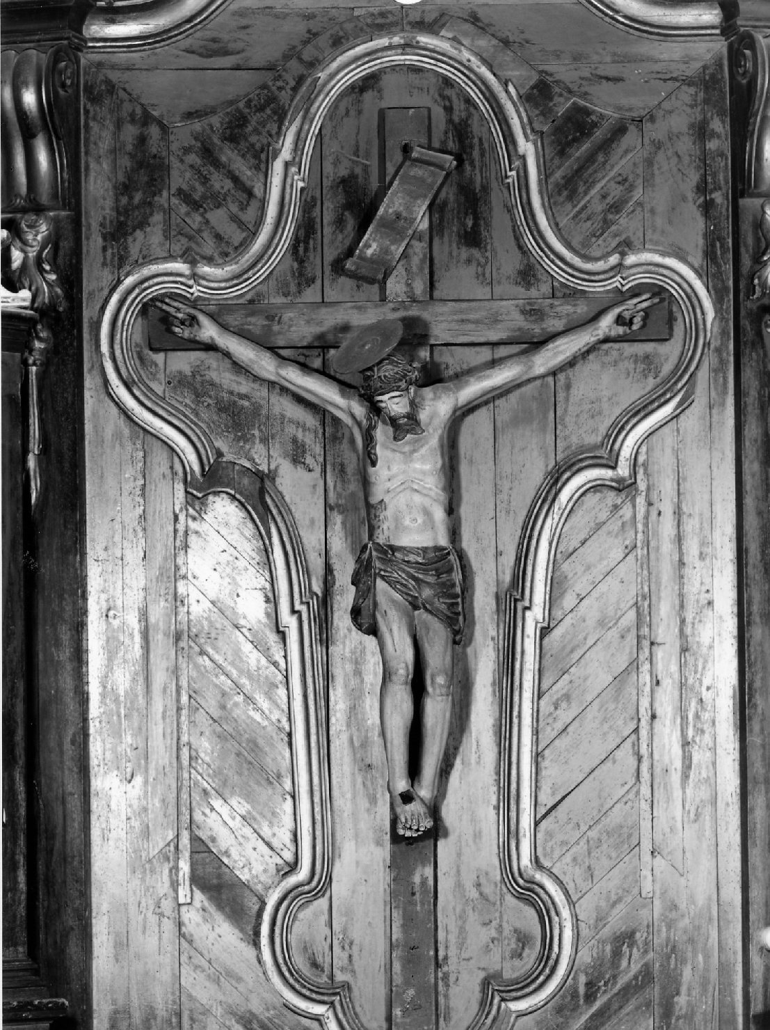 Cristo crocifisso (scultura) - manifattura ferrarese (fine/inizio secc. XVI/ XVII)