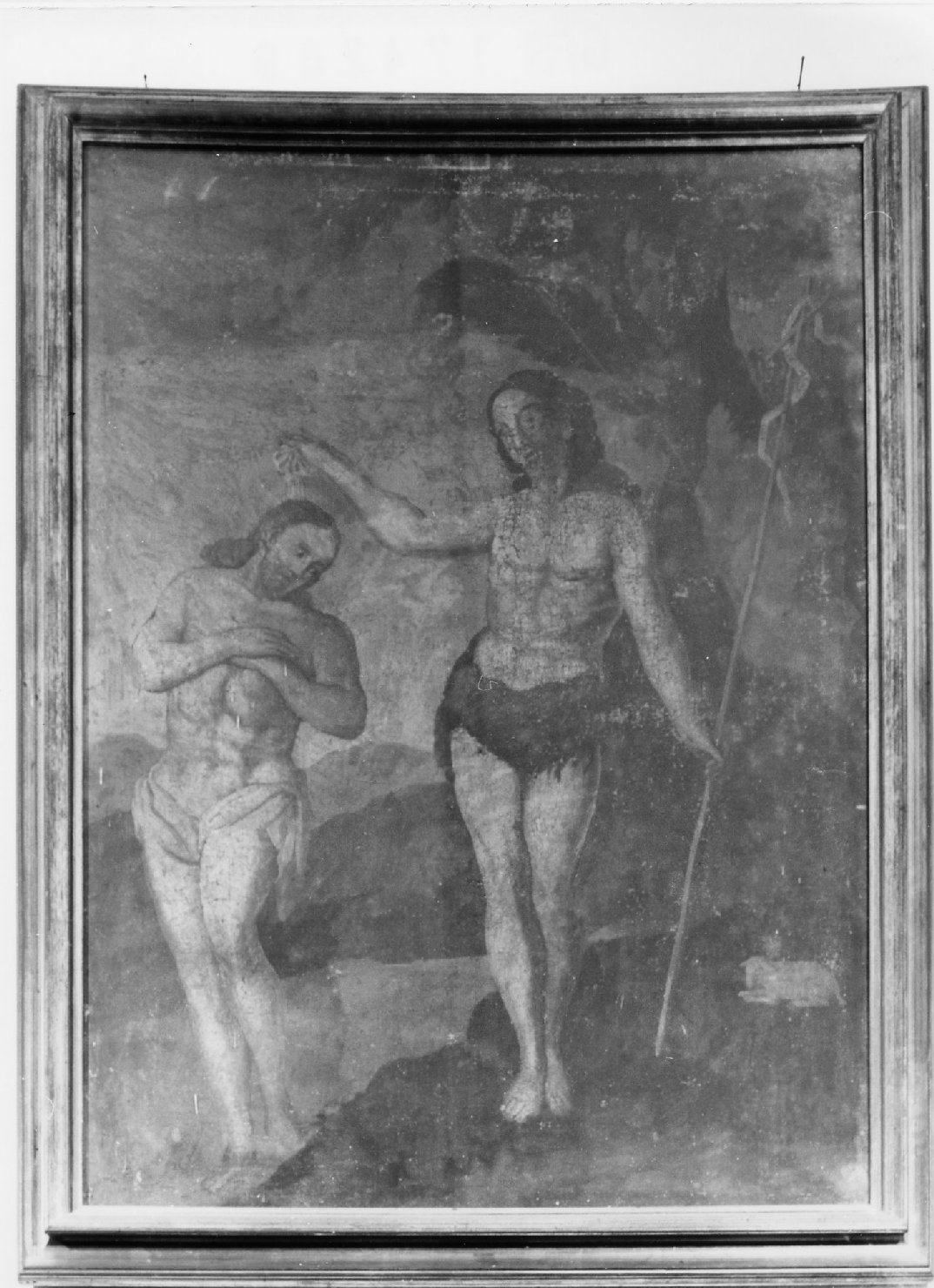 battesimo di Cristo (dipinto) - ambito ferrarese (prima metà sec. XVII)