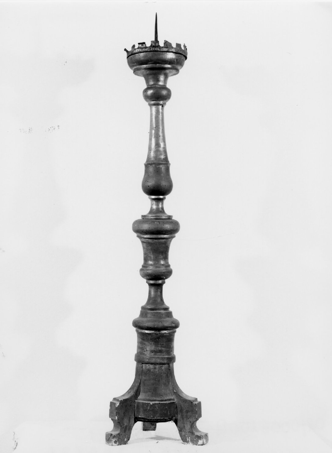 candeliere - manifattura italiana (metà sec. XIX)