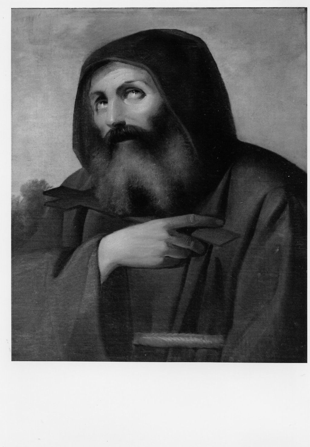 ritratto di frate cappuccino (dipinto) di Guardassoni Alessandro (seconda metà sec. XIX)