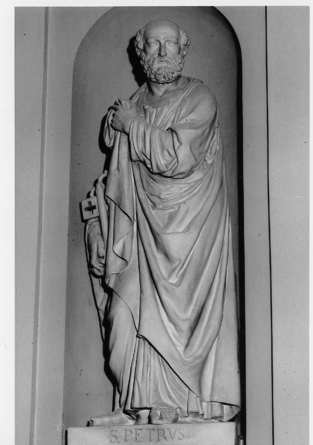 San Pietro apostolo (statua) di Putti Giovanni (metà sec. XIX)