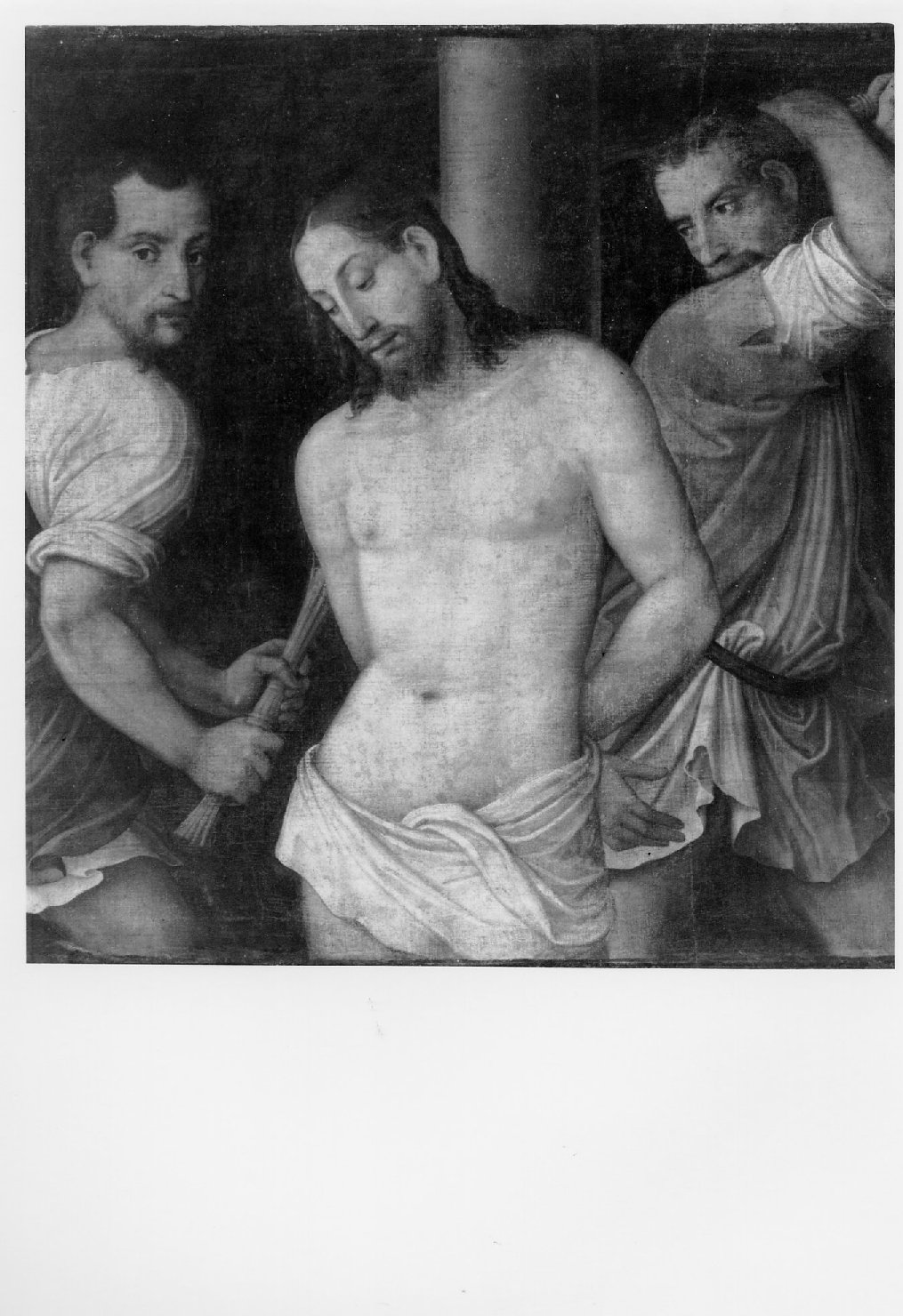 Cristo alla colonna (dipinto) di Raibolini Giacomo Maria detto Giacomo Francia (attribuito) (sec. XVI)