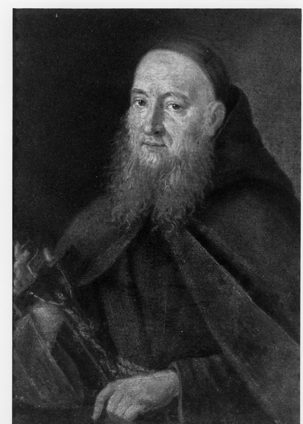 ritratto di frate cappuccino (dipinto) - ambito emiliano-romagnolo (seconda metà sec. XVIII)