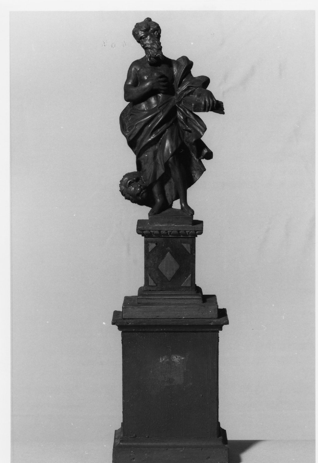 San Girolamo; San Maurelio; Sant'Agostino; San Gregorio (statuetta devozionale, serie) - manifattura Italia settentrionale (seconda metà sec. XVIII)