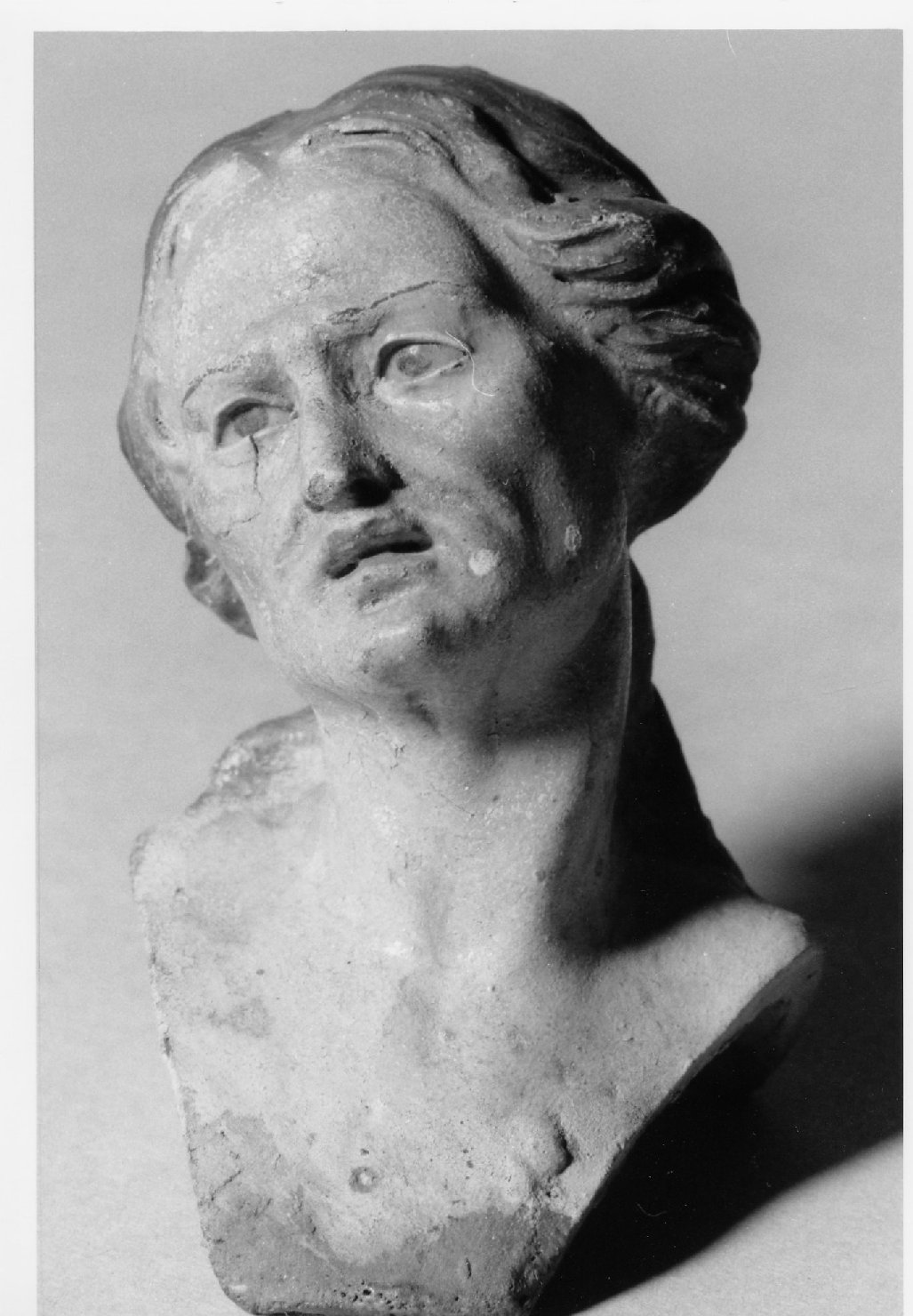 Testa femminile (busto) - ambito emiliano-romagnolo (seconda metà sec. XVIII)