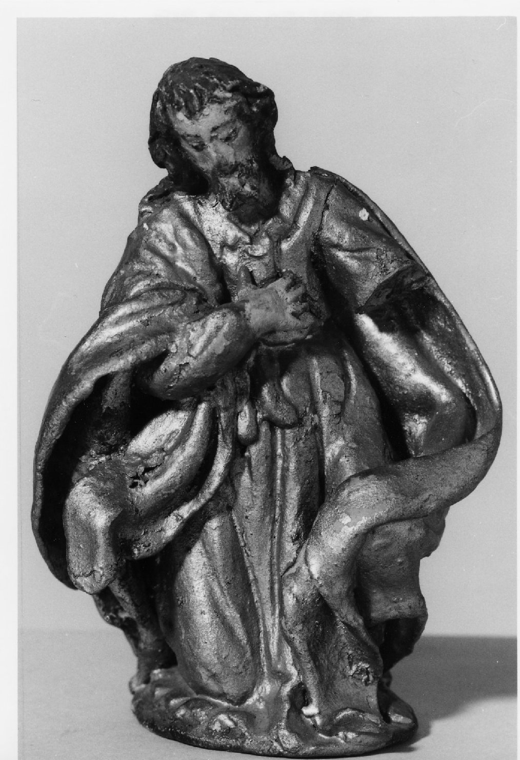 San Giuseppe adorante; Madonna adorante (statuetta di presepio, elemento d'insieme) - ambito emiliano-romagnolo (seconda metà sec. XVIII)