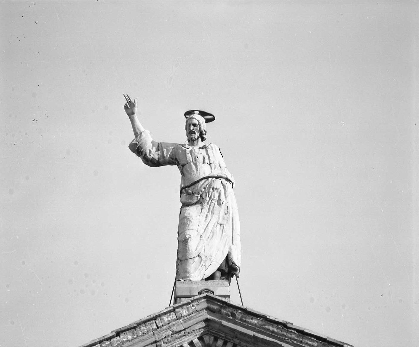Cristo benedicente (statua) - ambito bolognese (prima metà sec. XVII)