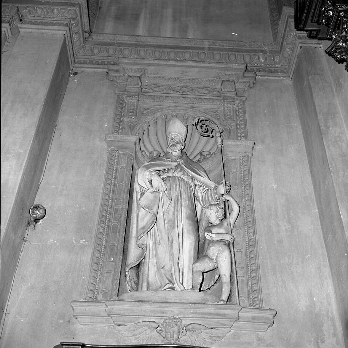 Sant'Agostino (statua) di Tedeschi Giovanni detto Todeschino (prima metà sec. XVII)