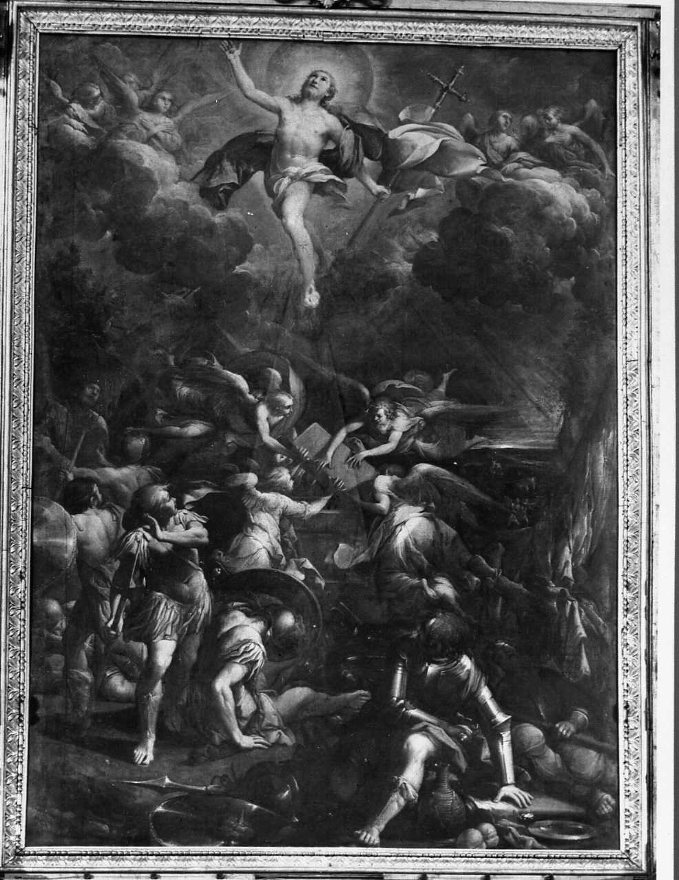 Resurrezione di Cristo (dipinto) di Donducci Giovanni Andrea detto Mastelletta (primo quarto sec. XVII)