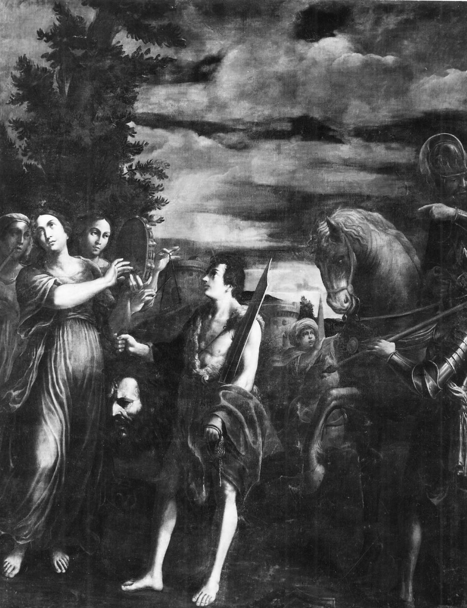 trionfo di Davide (dipinto) di Gilioli Giacinto (sec. XVII)