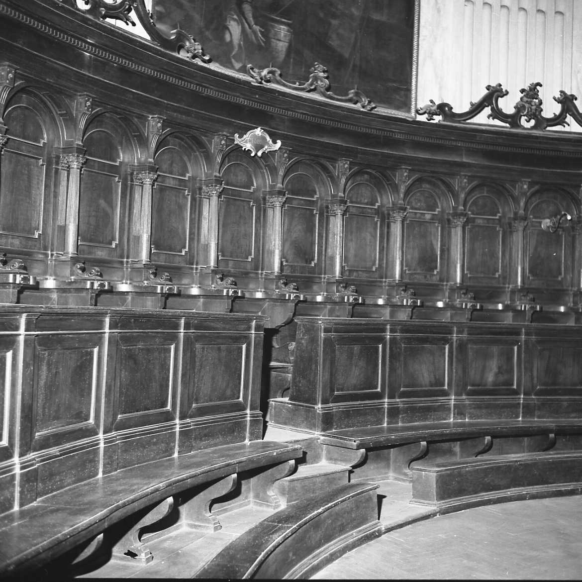 stalli del coro - manifattura emiliana (fine sec. XVI)