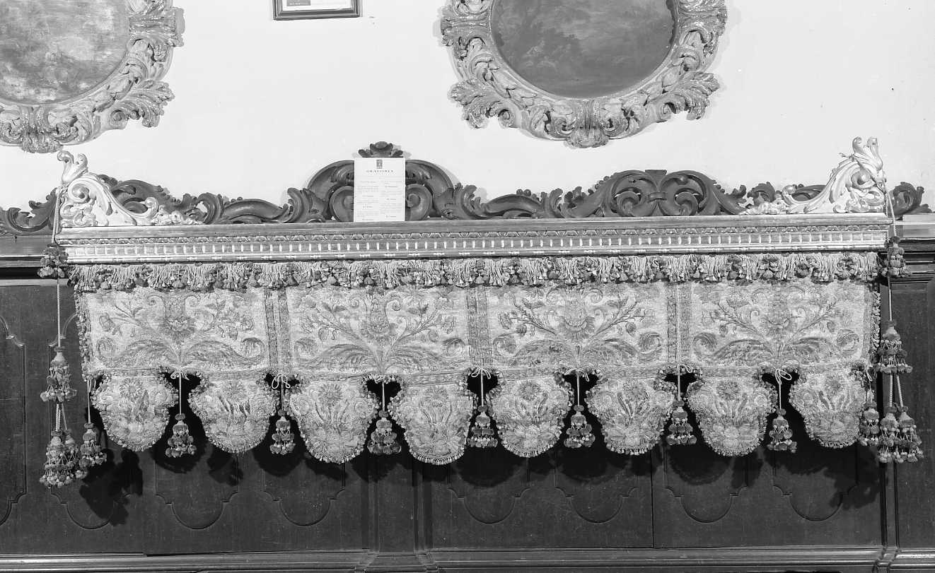 banda coprileggio, serie - manifattura emiliana (seconda metà sec. XVII)