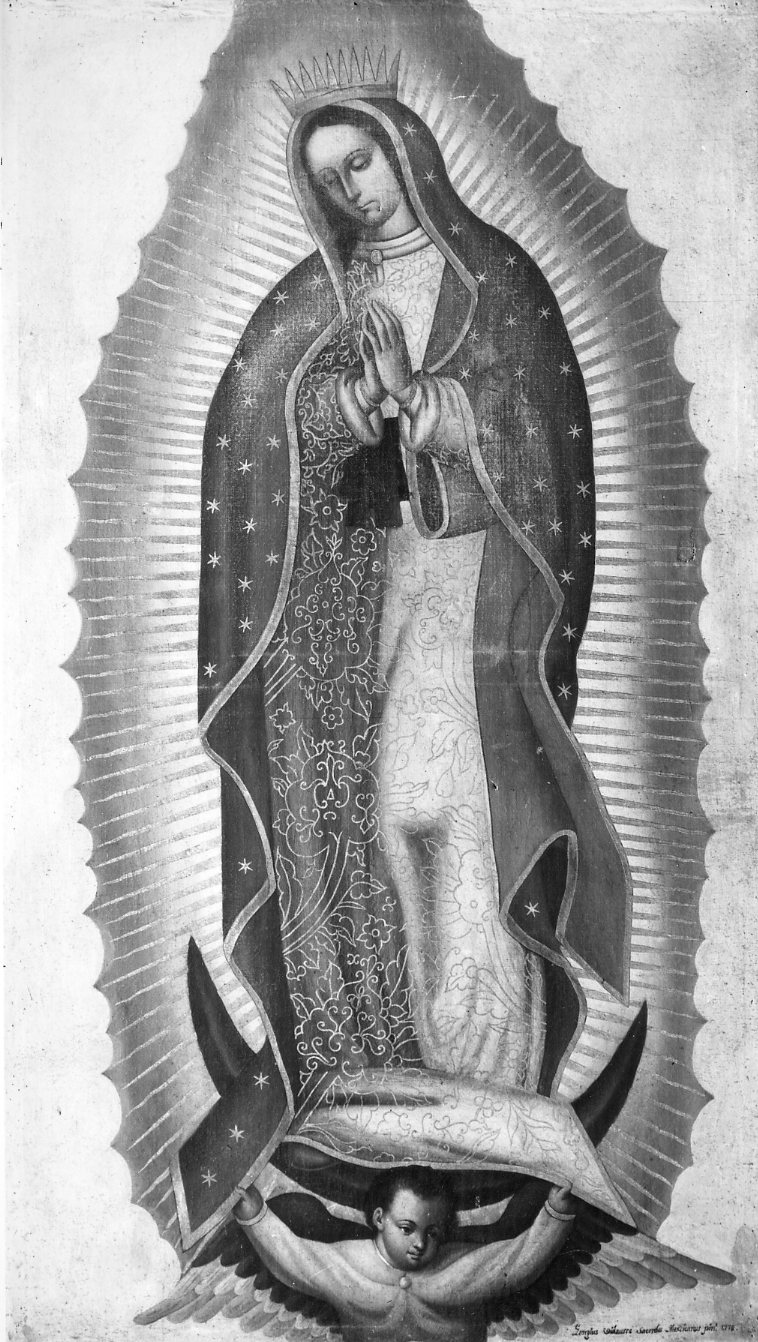 Madonna di Gudalupe, Madonna immacolata (dipinto) di Vidaurre Giorgio (ultimo quarto sec. XVIII)