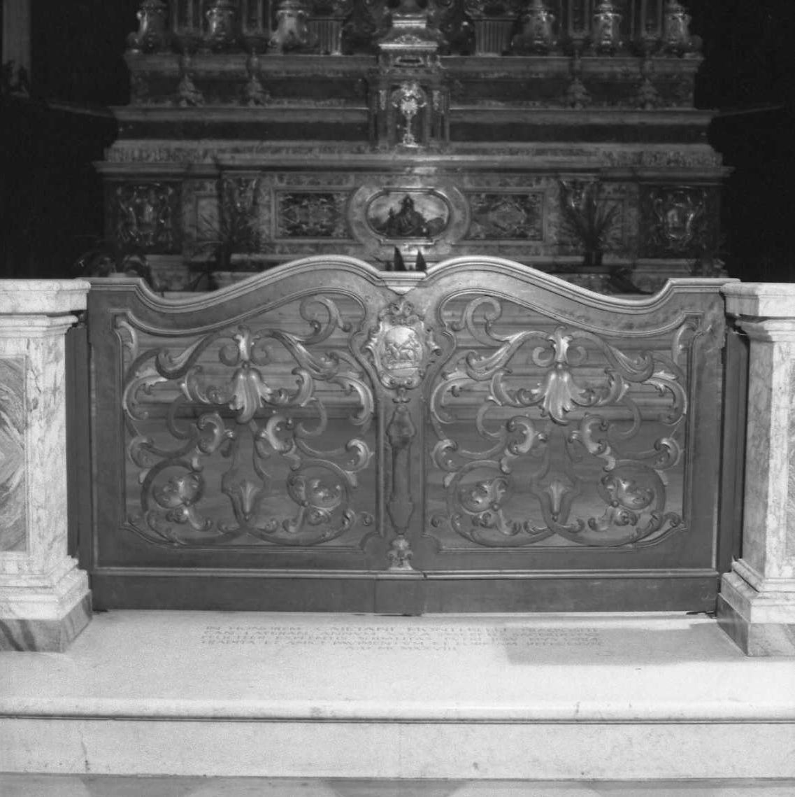 cancello di balaustrata - manifattura bolognese (metà sec. XVII)