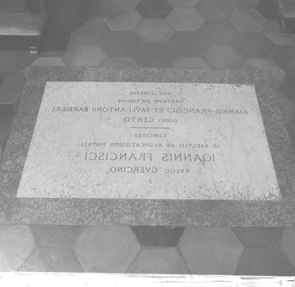 lapide commemorativa - manifattura emiliana (seconda metà sec. XIX)