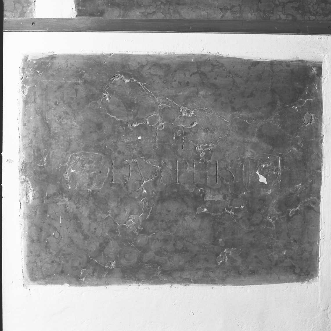 lapide - produzione bolognese (metà sec. XVII)