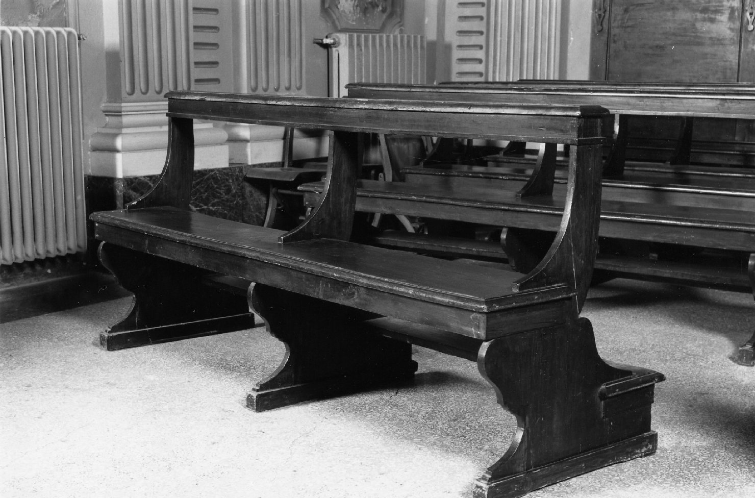 banco da chiesa - manifattura emiliana (sec. XIX)