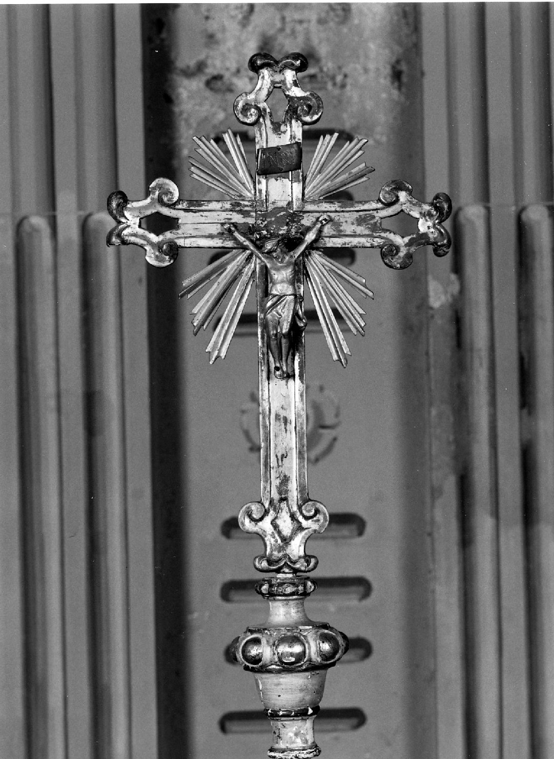 croce processionale - manifattura emiliana (seconda metà sec. XVIII)