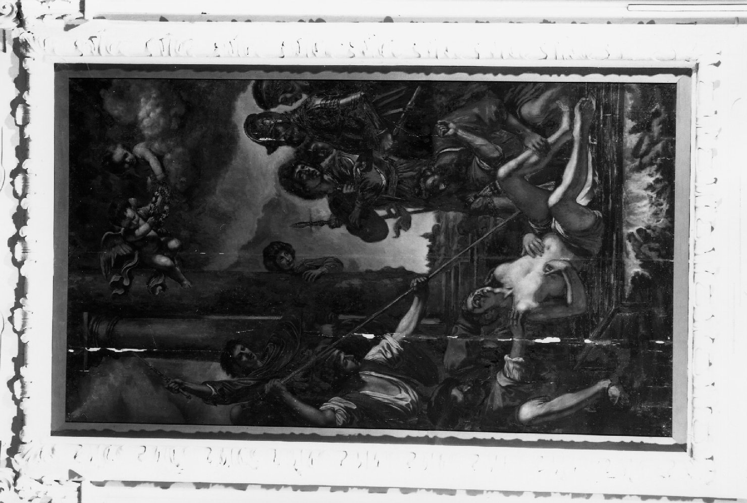 Martirio di San Lorenzo (dipinto) di Candi Girolamo Alessandro (sec. XIX)