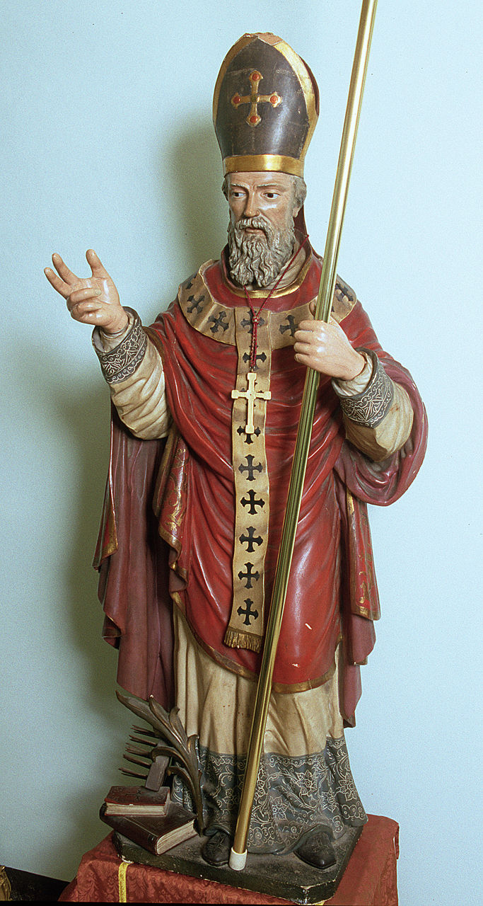 San Biagio (statua) - bottega ferrarese (sec. XIX)