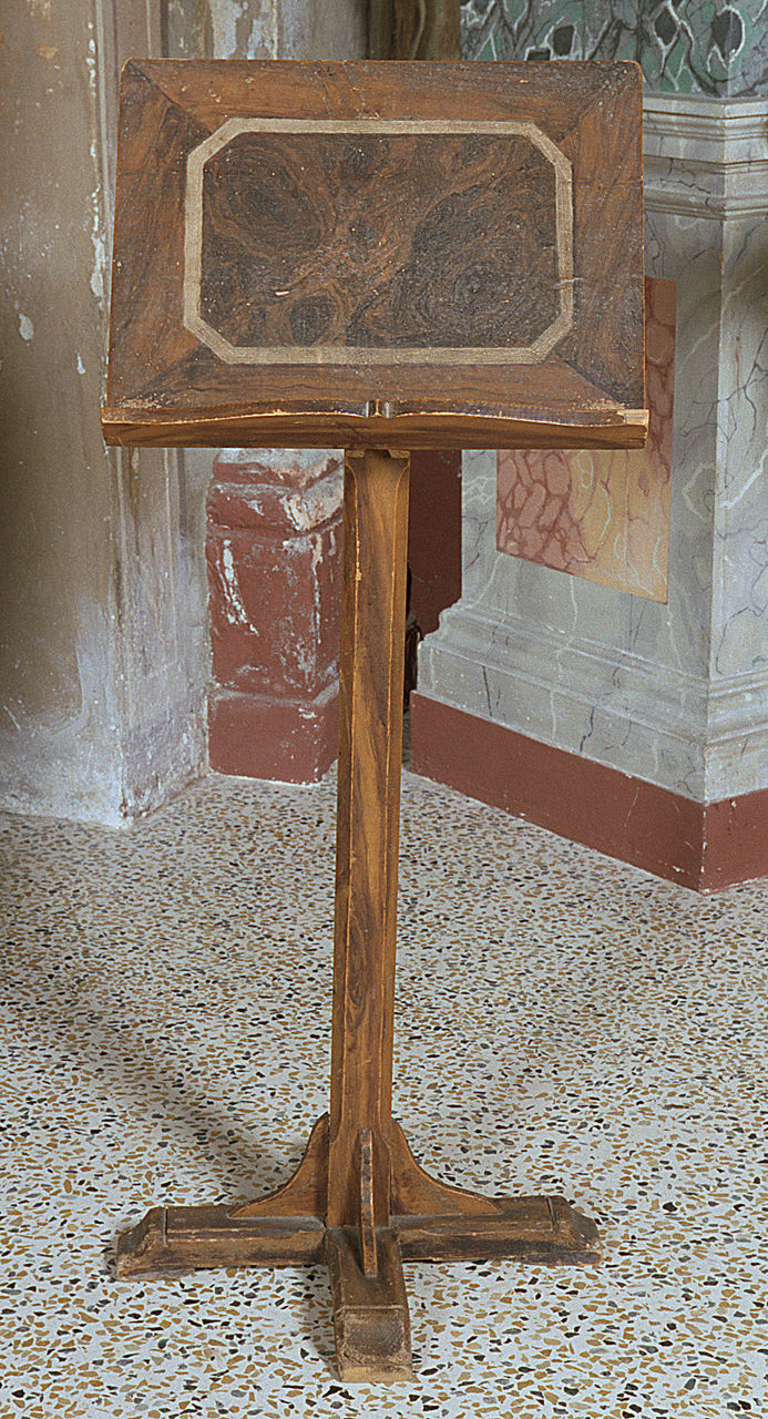 leggio, opera isolata - bottega ferrarese (sec. XVIII)