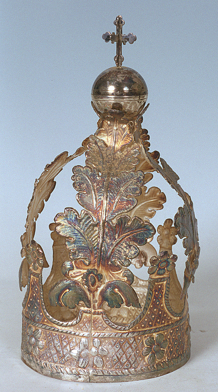 corona da statua - bottega ferrarese (seconda metà sec. XIX)