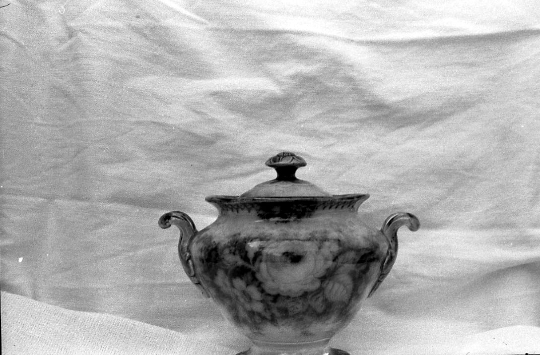 zuccheriera, opera isolata - bottega emiliana, maniattura Ginori Richard (fine/inizio secc. XIX/ XX)