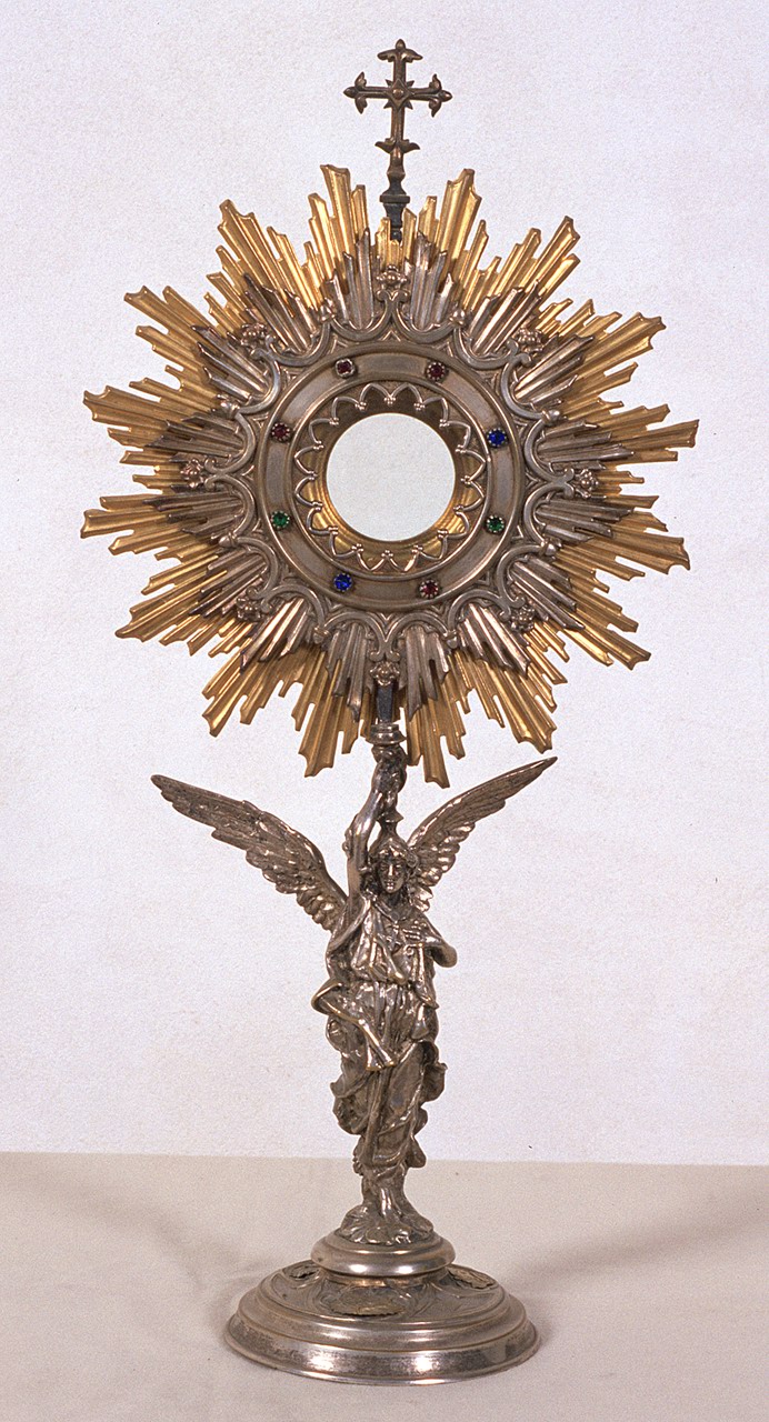 ostensorio, opera isolata - produzione italiana (primo quarto sec. XX)