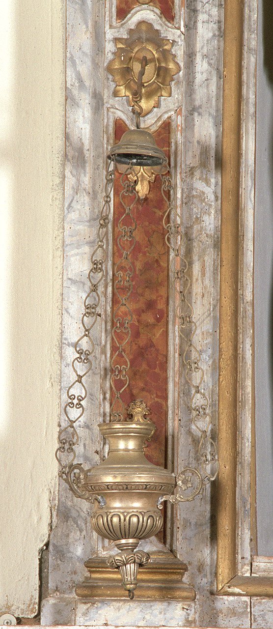 lampada pensile, serie - produzione italiana (primo quarto sec. XX)