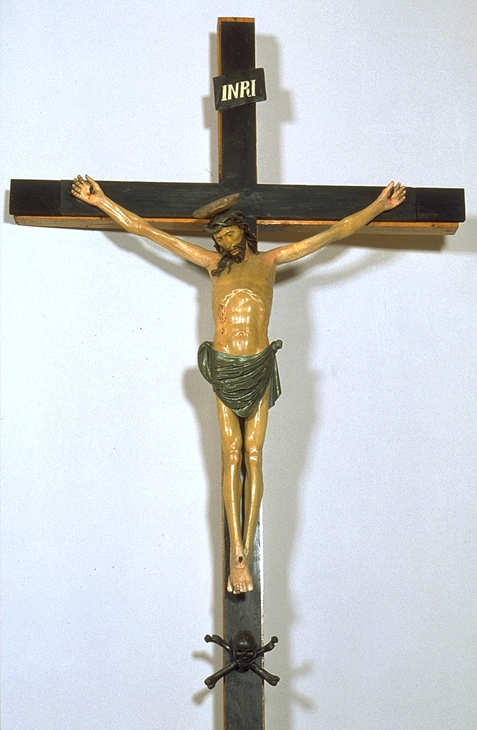 Gesù Cristo crocifisso (scultura, opera isolata) - ambito ferrarese (sec. XVII)
