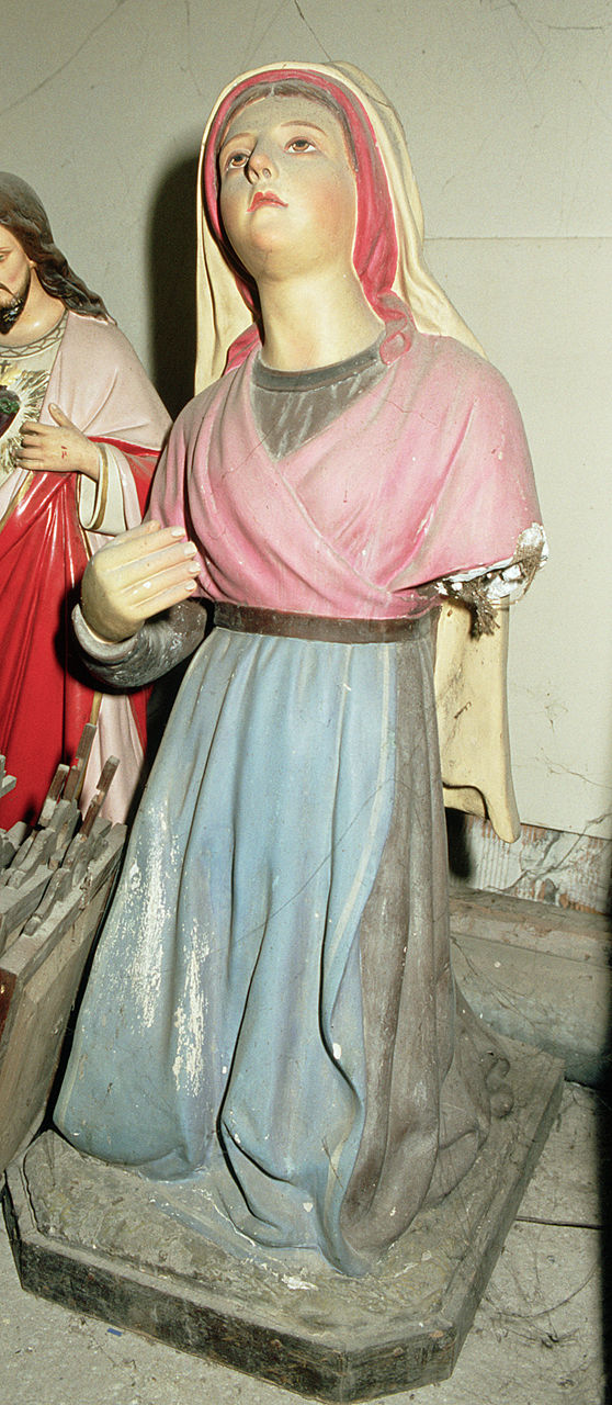 Santa Bernadette (statua, opera isolata) - produzione italiana (inizio sec. XX)