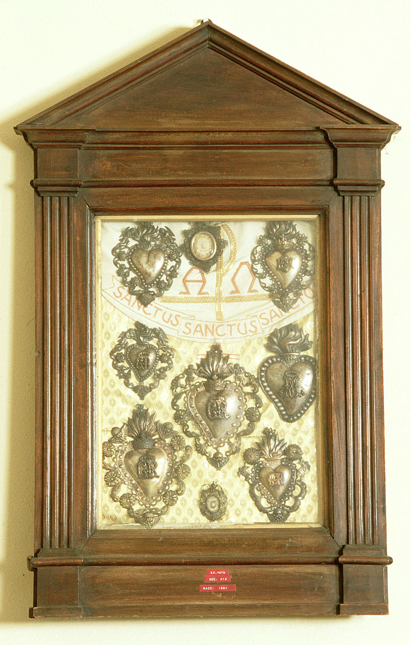 bacheca, opera isolata - bottega ferrarese (ultimo quarto sec. XIX)