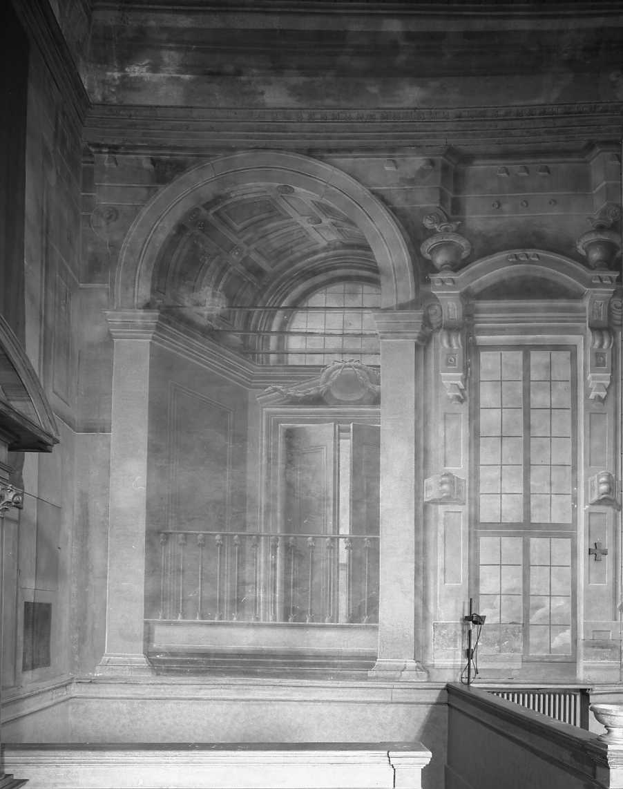 finta architettura (dipinto) di Scala Francesco (sec. XVII)