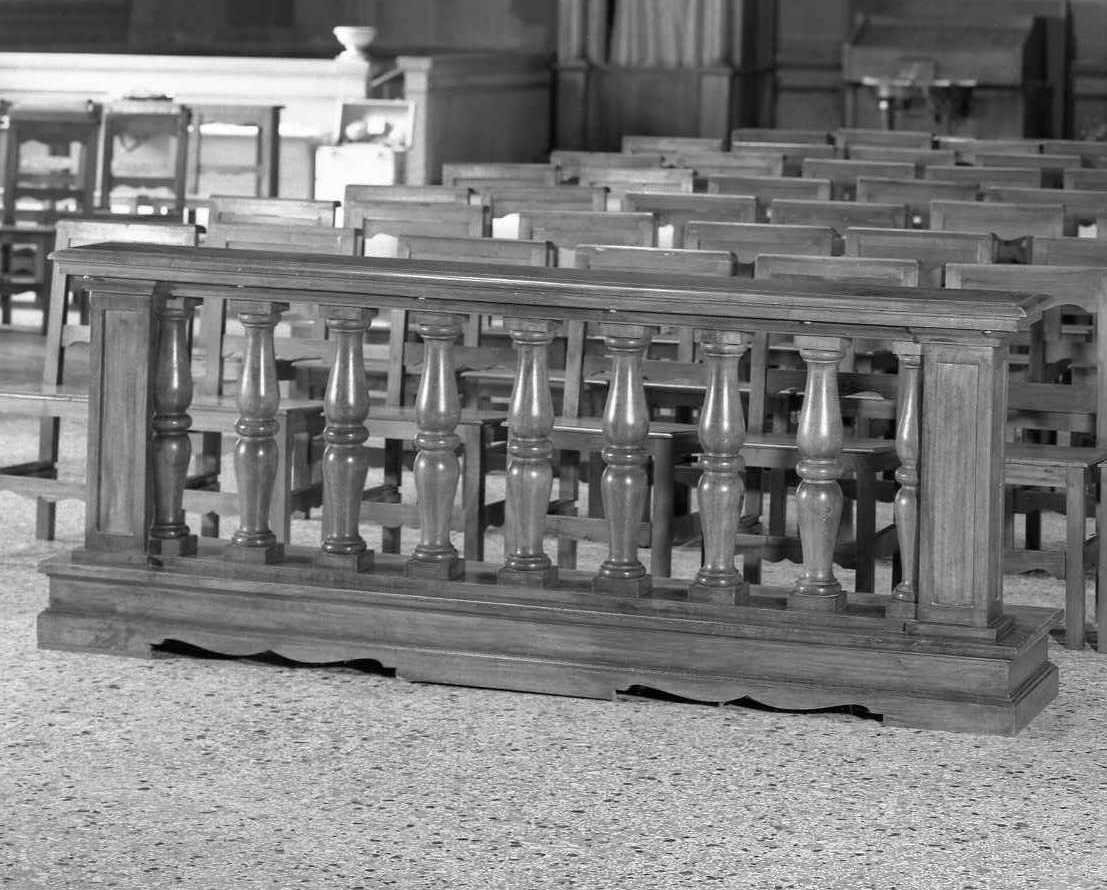 balaustrata - manifattura ferrarese (seconda metà sec. XIX)