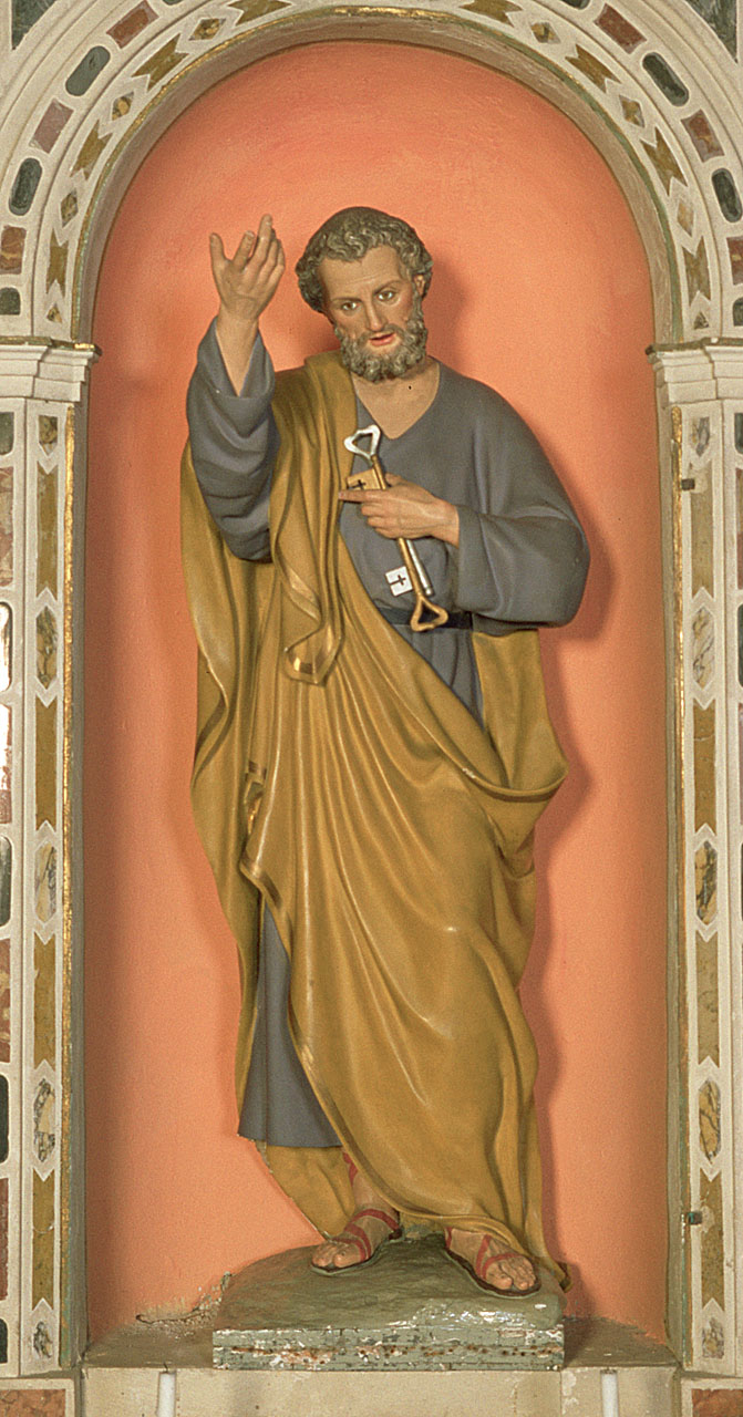 San Pietro Apostolo (statua) - manifattura romagnola (seconda metà sec. XIX)