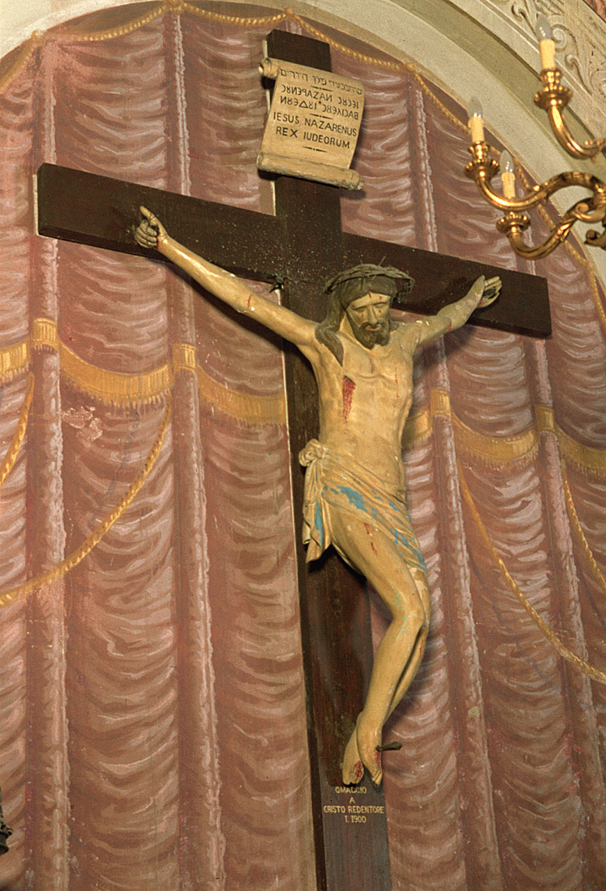 Cristo crocifisso (scultura) - manifattura ferrarese (sec. XX)
