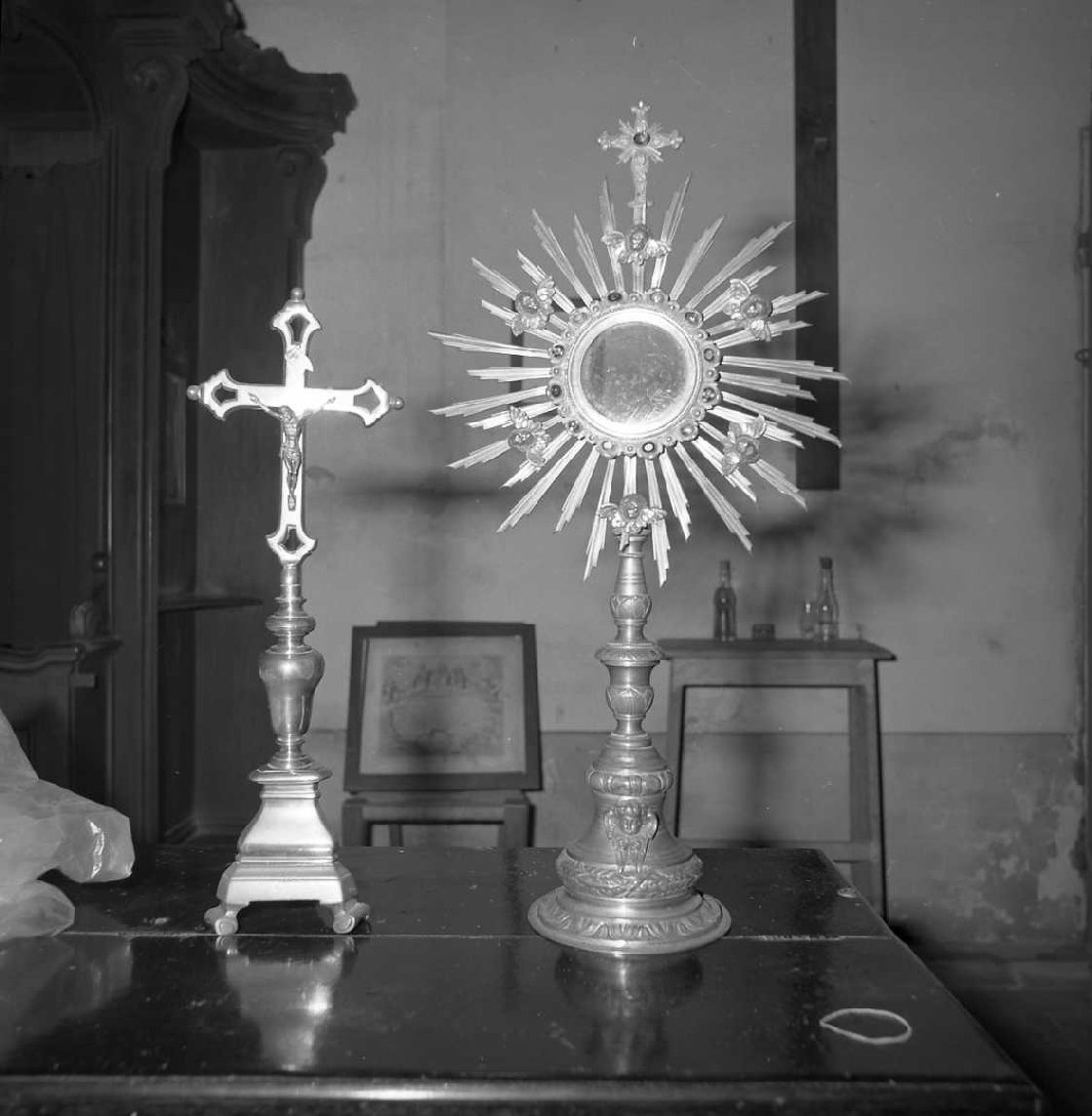 ostensorio - bottega emiliana (sec. XIX)