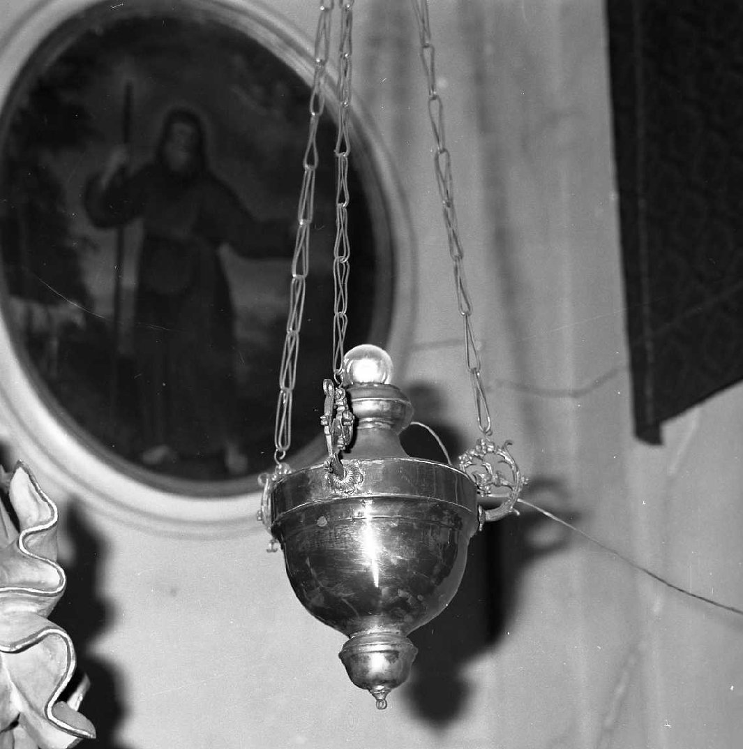 lampada pensile - bottega emiliana (sec. XX)