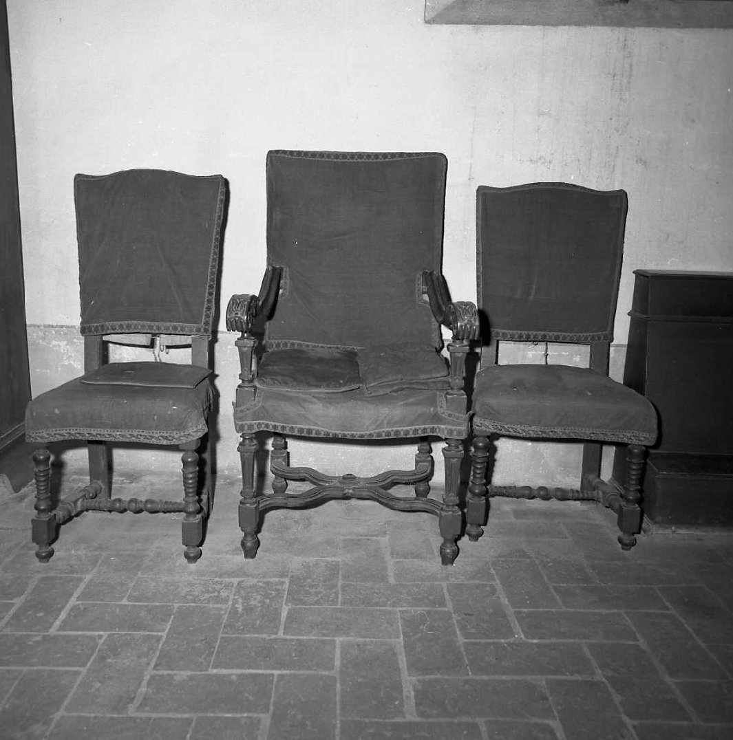 seggiolone - bottega emiliana (sec. XVIII)