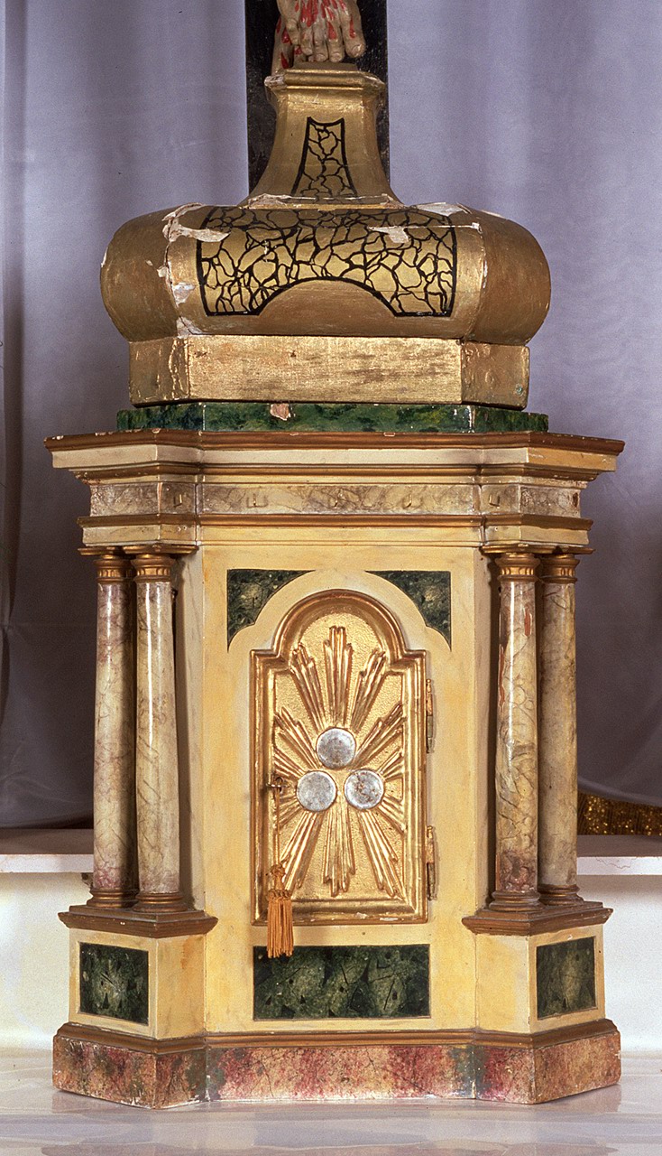 tabernacolo, opera isolata - ambito ferrarese (secondo quarto sec. XIX)