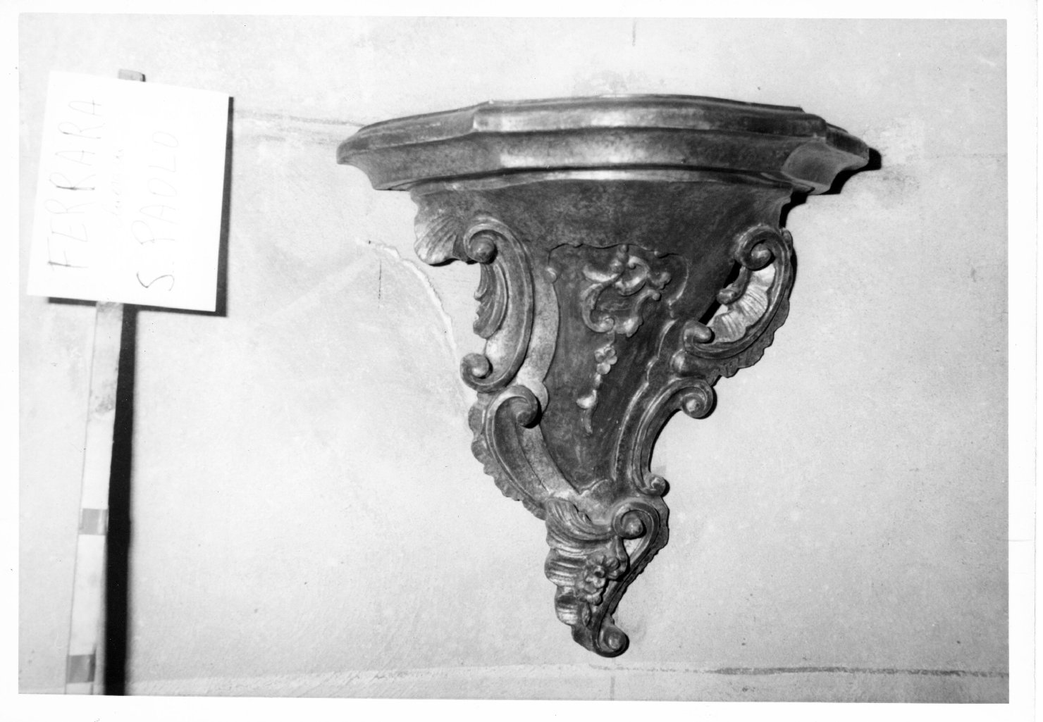 mensola, serie - bottega emiliana (sec. XVIII)