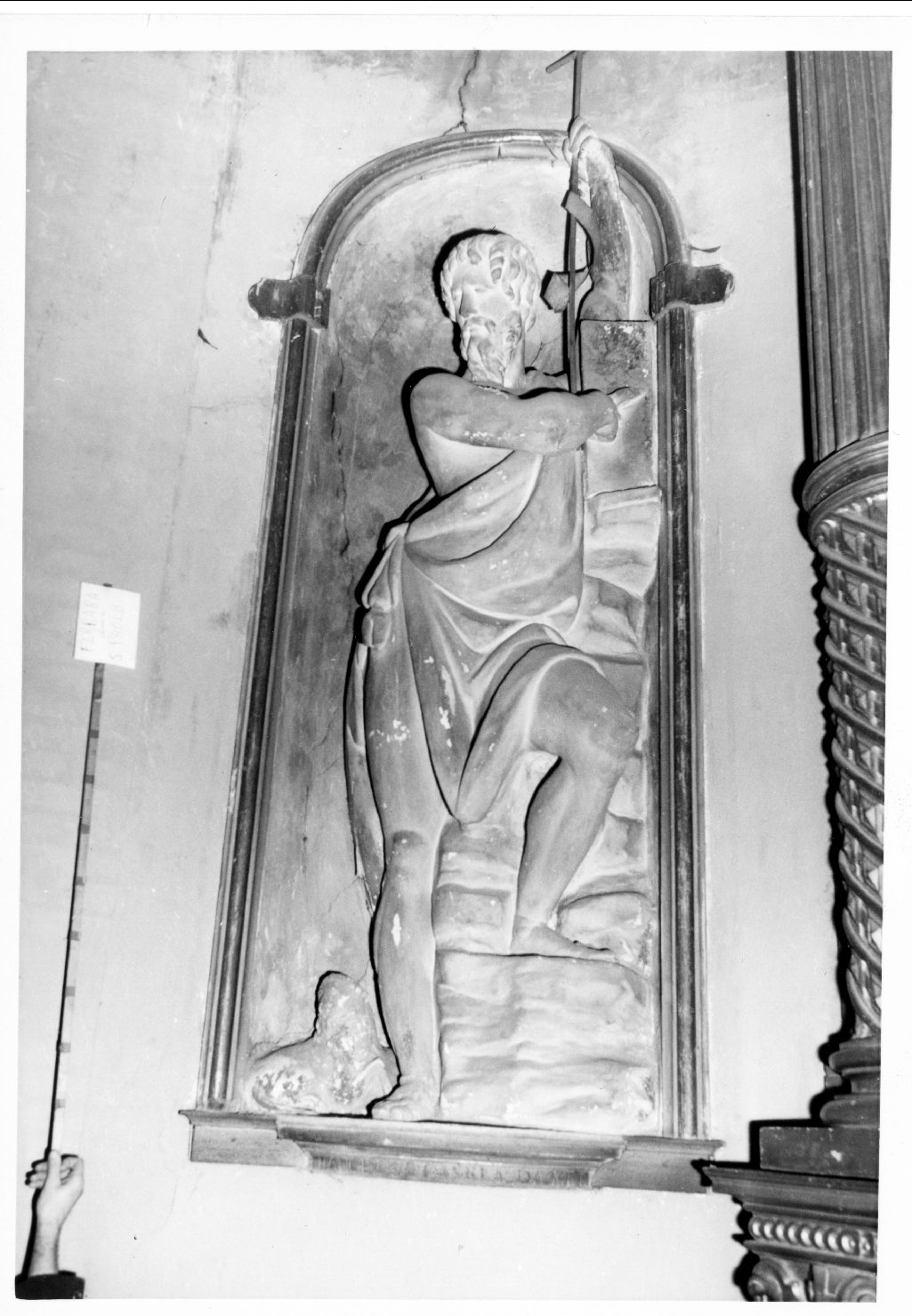 San Giovanni Battista (statua, elemento d'insieme) di Casella Francesco (fine/inizio secc. XVI/ XVII)