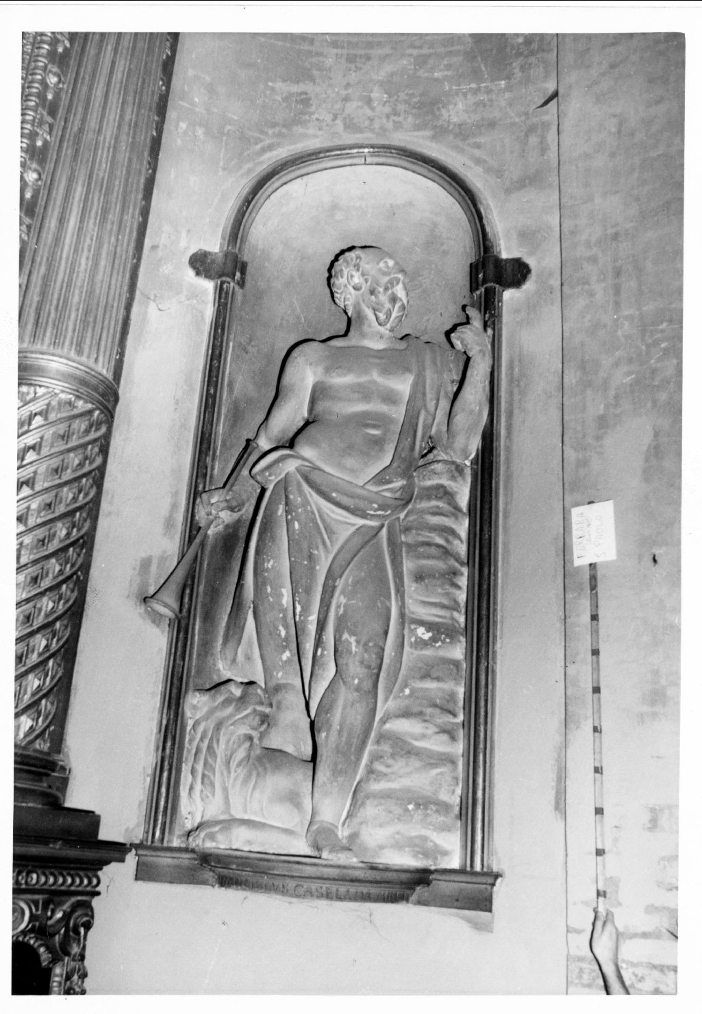 San Gerolamo (statua, elemento d'insieme) di Casella Francesco (fine/inizio secc. XVI/ XVII)