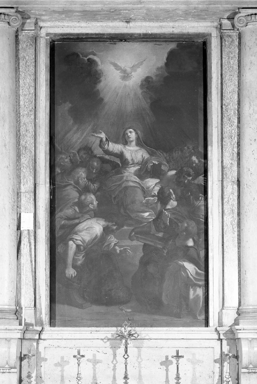Pentecoste (dipinto) di Scarsella Ippolito detto Scarsellino (sec. XVII)