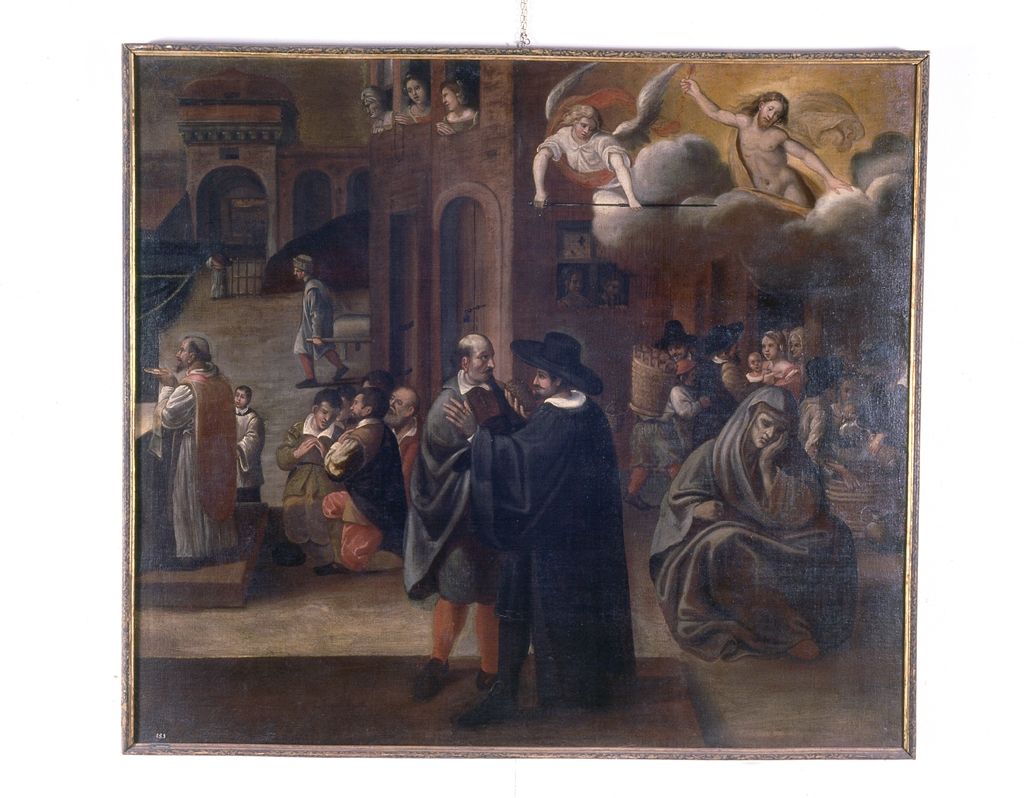 peste di Milano (dipinto) - ambito bolognese (seconda metà sec. XVII)