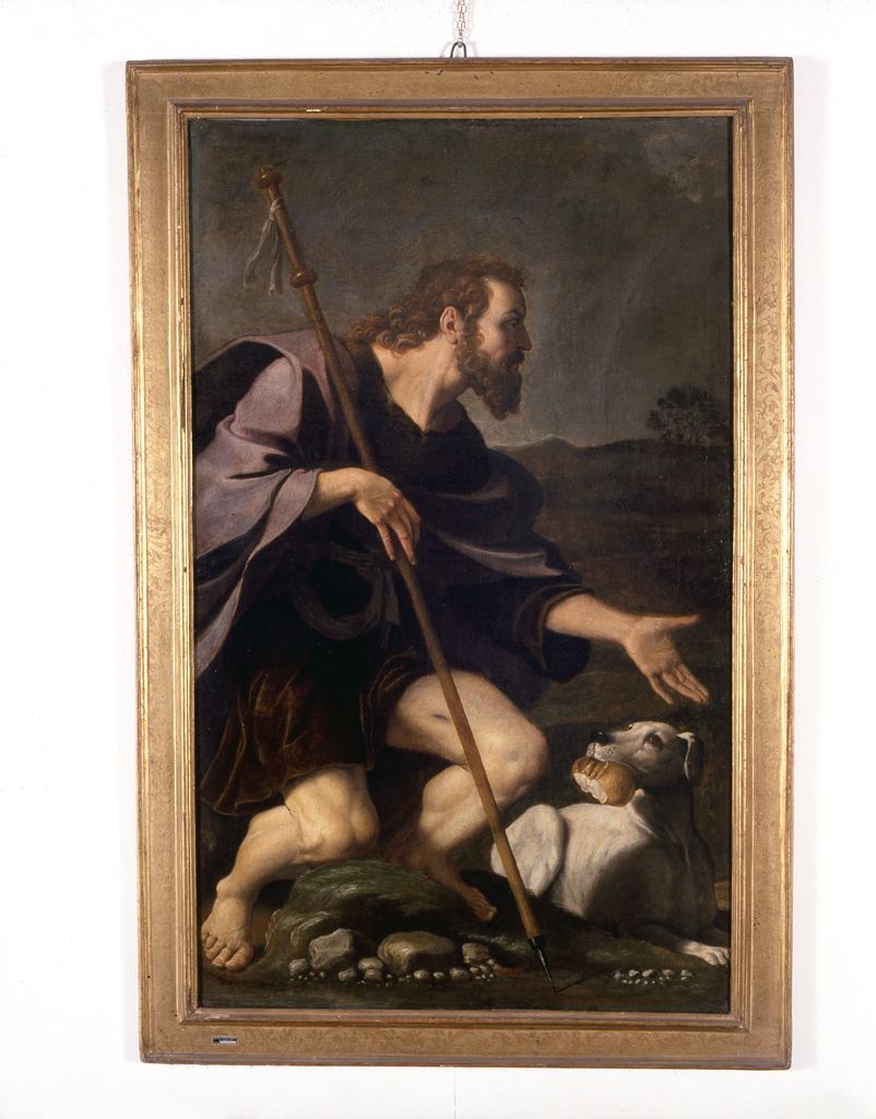 San Rocco (dipinto) di Massari Lucio (attribuito) (fine sec. XVI)