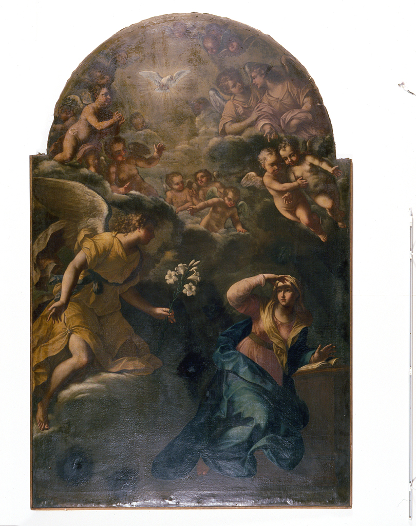 Annunciazione (dipinto) di Bonesi Giovan Girolamo (sec. XVIII)