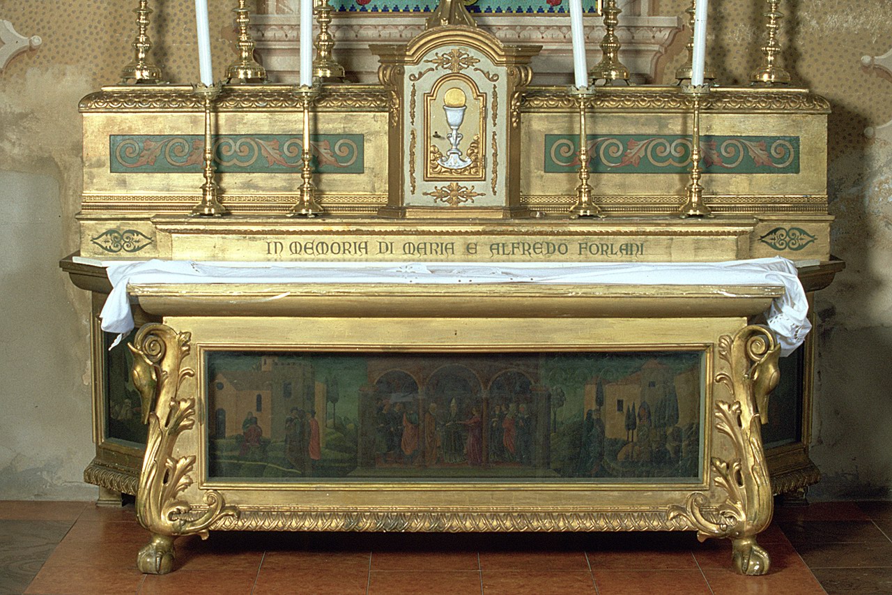 altare - bottega ferrarese (secondo quarto sec. XX)